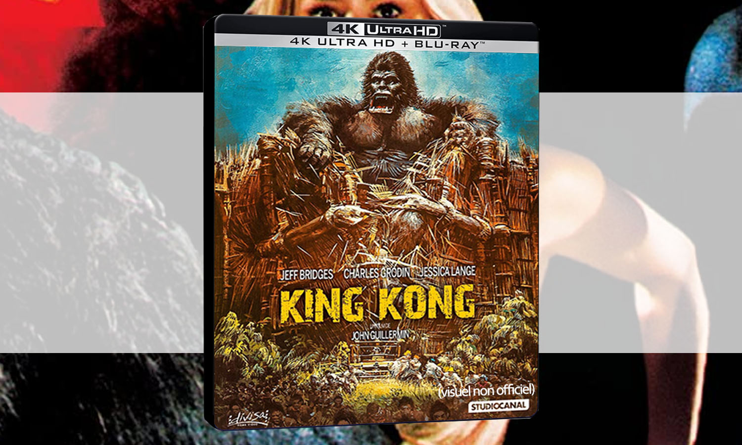 King Kong Blu Ray K Steelbook Les Offres Chocobonplan