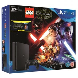 Pack PS4 Slim 500 Go + Lego Star Wars + Blu Ray Star Wars 7
