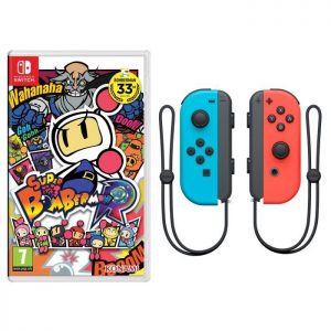 Super Bomberman R Jeu Switch + Paire de Joy-Con en précommande