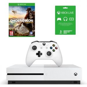 Pack Xbox One S + Ghost Recon Wildlands + Abonnement 3 mois Xbox Live