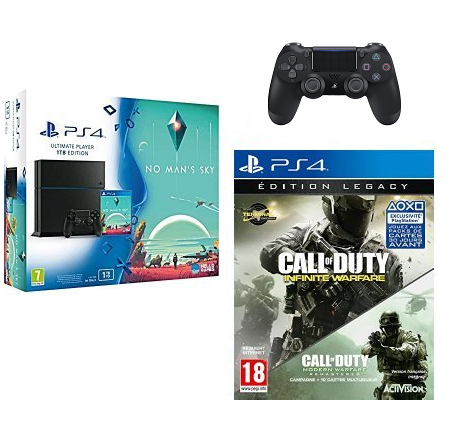 Sony PlayStation 4 Ultimate Player Edition - 1To - avec 2 manettes - noir | Rakuten