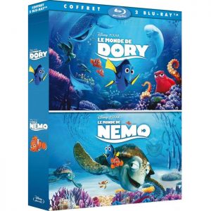 Coffret Le Monde de Nemo + Le monde de Dory en Blu-Ray
