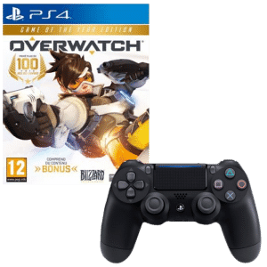 Manette PS4 + Overwatch GOTY sur PS4