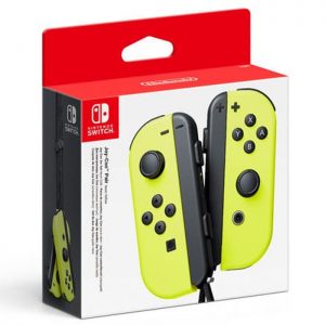 Joy-con-Jaune-Néon-pour-Nintendo-Switch