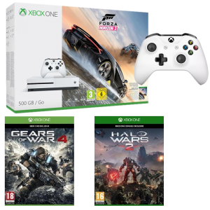 Pack-Xbox-One-S-2-manettes-Forza-Horizon-3-ou-FIFA-17-Halo-Wars-2-Gears-of-War-4