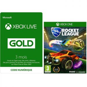 Rocket-League-sur-Xbox-One-Abonnement-de-3-mois-au-Xbox-Live-Gold