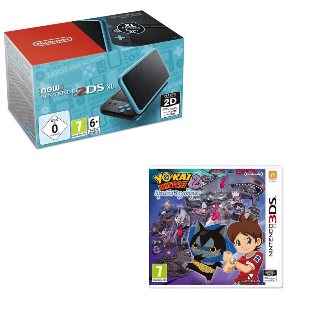 Pack 2DS XL Yo Kai Watch 2 En Promo à 159 € | ChocoBonPlan.com