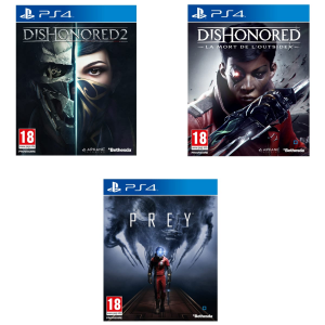 pack 3 jeux dishonored prey