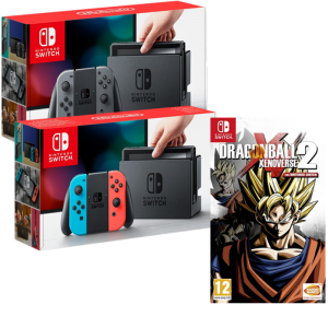 pack nintendo switch grise neon dbz xenoverse 2
