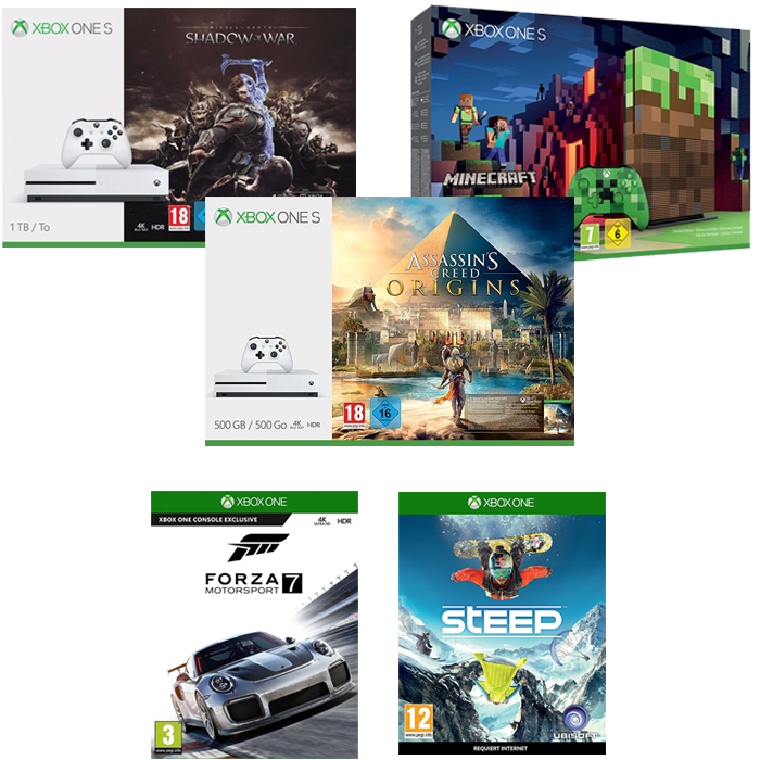 Promotion Micromania Pack Xbox One avec 2 jeux offerts