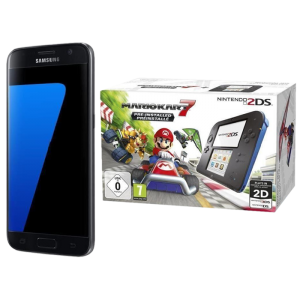 bon plan samsung galaxy S7 noir pack nintendo 2DS Mario Kart 7