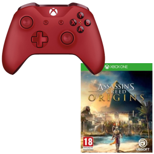 pack manette xbox one rouge assassin's creed origins