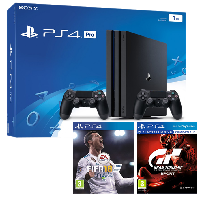 pack ps4 pro 2 manettes fifa 18 gran turismo pack ps4 pro 2 manettes fifa 18 gran turismo