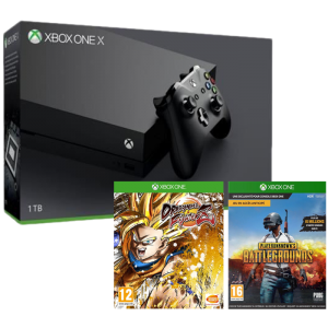 Xbox One X + Dragon Ball FighterZ + PUBG