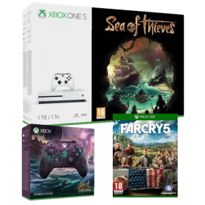 pack xbox one s sea of thieves 2 manettes far cry 5