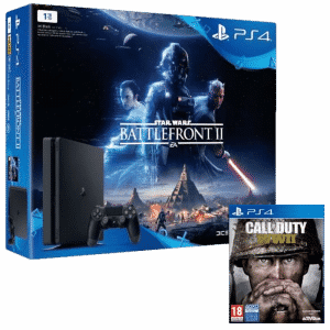 Pack PS4 Slim 1 To + COD WW2 + Star Wars Battlefront 2