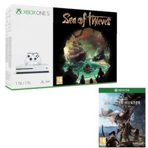 Pack Xbox One 1 To + Sea of Thieves + Monster Hunter World (depuis un mobile)