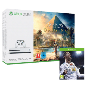 Pack Xbox One S 500 Go + 1 jeu parmi une sélection + FIFA 18 + 500 points FUT
