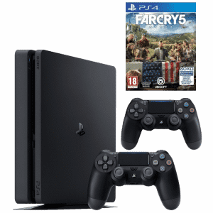 ps4 slim 2 manettes far cry 5