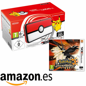 3DS XL pokeball + pokemon ultra soleil