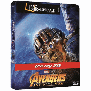 Avengers infinity War Edition Fnac Steelbook Blu-ray 3D