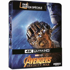 Avengers infinity War Edition Fnac Steelbook Blu-ray 4K Ultra HD
