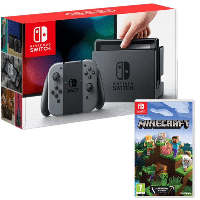 Nintendo Switch Minecraft pack à 299 euros | ChocoBonPlan.com
