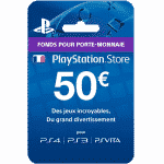 Carte PSN Plus 50 euros