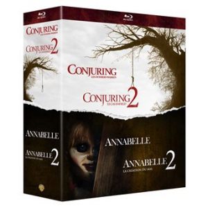 Coffret-Annabelle-1-et-2-Conjuring-1-et-2-Blu-ray