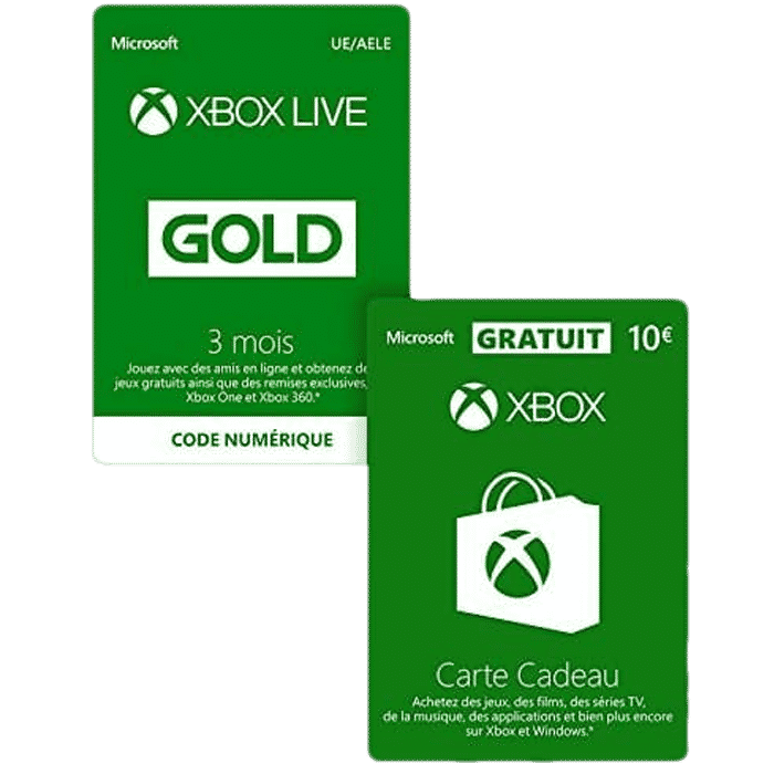 Kan weerstaan Overeenstemming Continu Bon plan Xbox Live Gold 3 mois + 10 € crédit à 19 € | ChocoBonPlan.com
