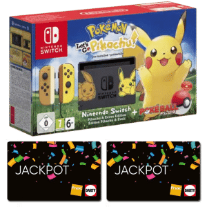 nintendo-switch-carte-cadeau-fnac pack switch pikachu pokemon let's go