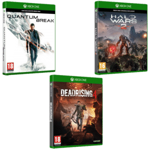Pack 3 jeux Xbox One Dead Rising 4 Quantum Break Halo Wars 2