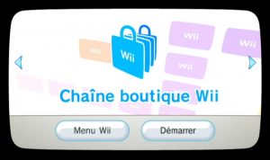 Chaîne Boutique Wii