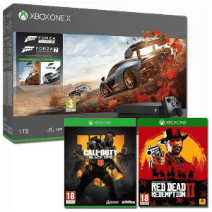 xbox one x forza horizon 4 red dead redemption 2 cod black ops 4