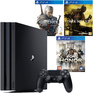 pack ps4 pro the witcher 3 dark souls 3 for honor