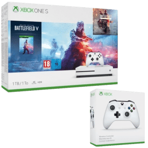 pack xbox one s 2 manettes battlefield 5