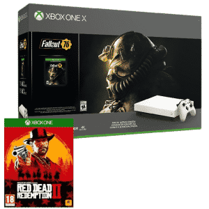 pack xbox one x blanche fallout 76 red dead reemption 2 v2