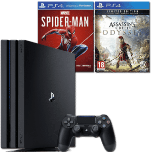 ps4 pro assassin's creed odyssey edition limitée spiderman copie