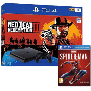 ps4 slim 1 to red dead redemption 2 spiderman