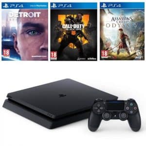 ps4 slim assassin's creed odyssey detroit cod black ops 4