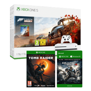 xbox one s forza horizon 4 gears of war shadow of the tomb raider v1
