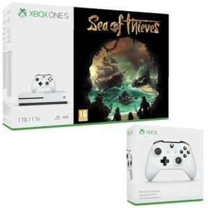 xbox one s sea of thieves 2 manettes