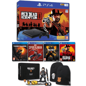 Ps4 slim red dead 4 jeux box cod black ops 4