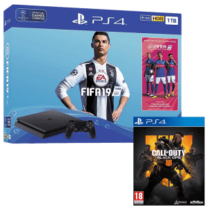 ps4 slim 1 To fifa 19 cod black ops 4