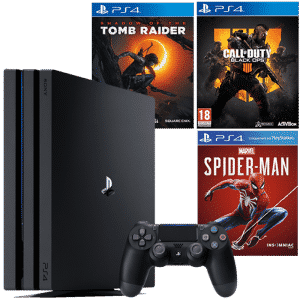ps4 slim shadow of the tomb raider cod black ops 4 spiderman