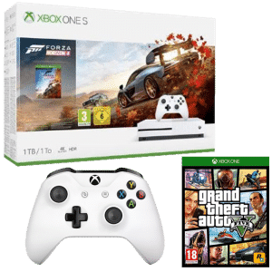 Xbox One 1 To Forza Horizon 4 + GTA 5 + 2 manettes