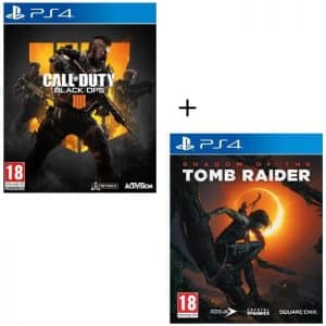 pack jeux ps4 black ops tomb raider