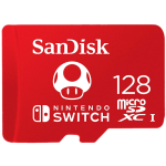 Carte microSDXC SanDisk 128 Go pour Nintendo Switch (Version 2019)