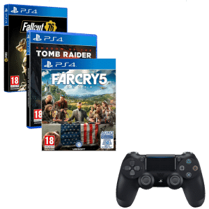 Manette PS4 + jeu (parmi une sélection) auchan copie