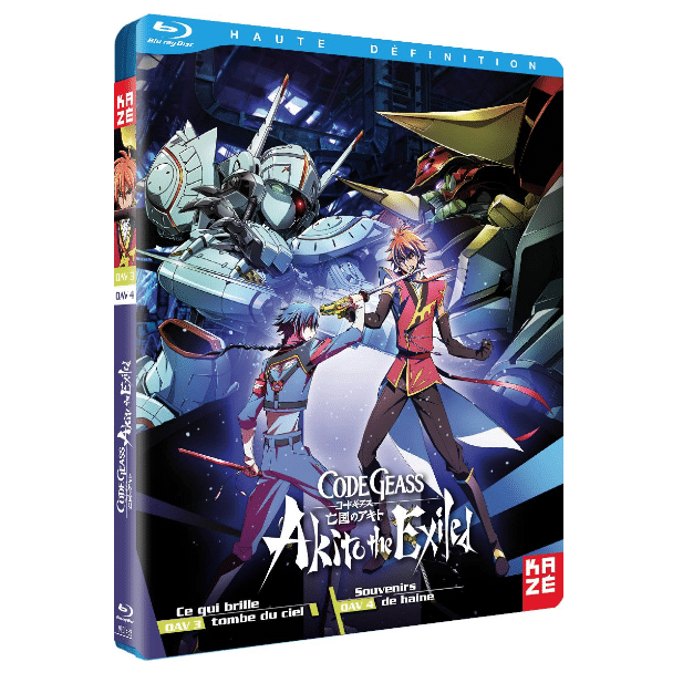 Code Geass Akito The Exile OAV 3 et 4 en Blu Ray | ChocoBonPlan.com